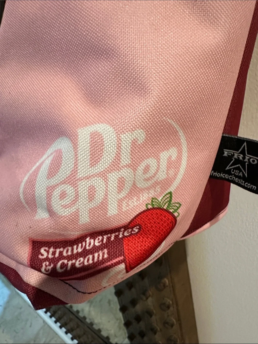 NWT Frío Two-Tone Pink Cooler Bag with Bluetooth speaker